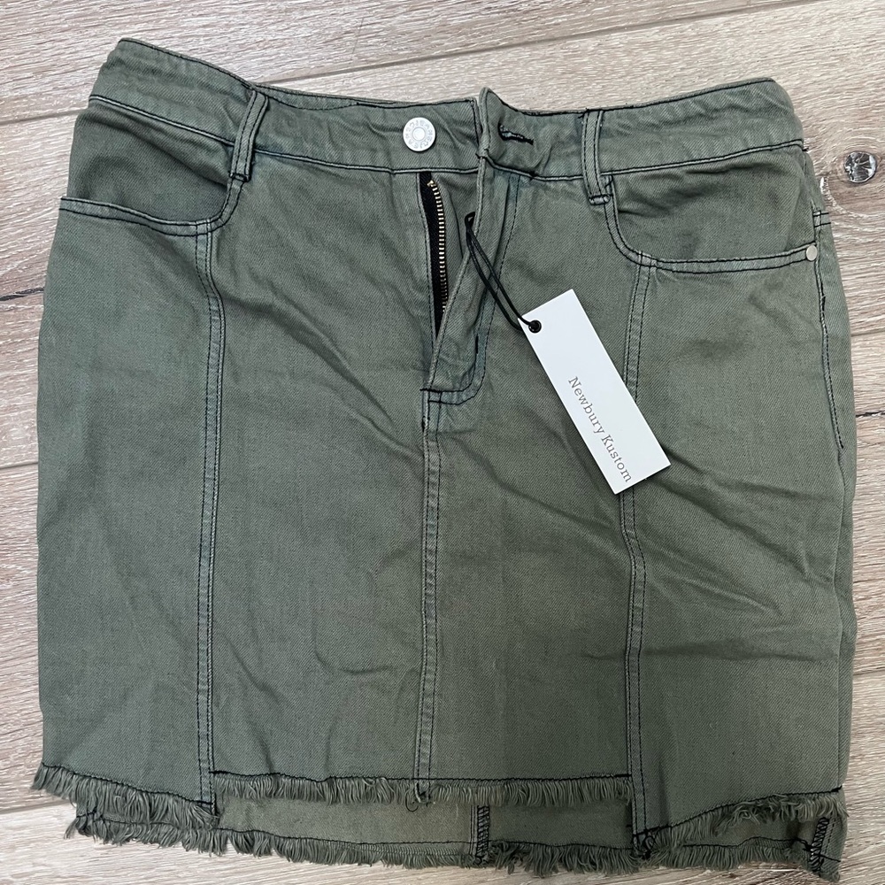 NWT Jean Skirt